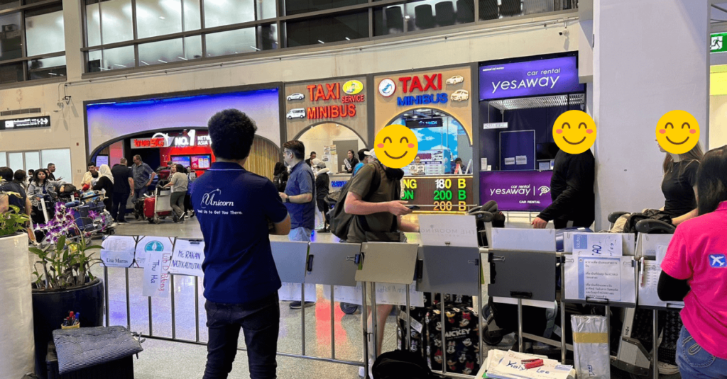 staff greeter at phuket airport