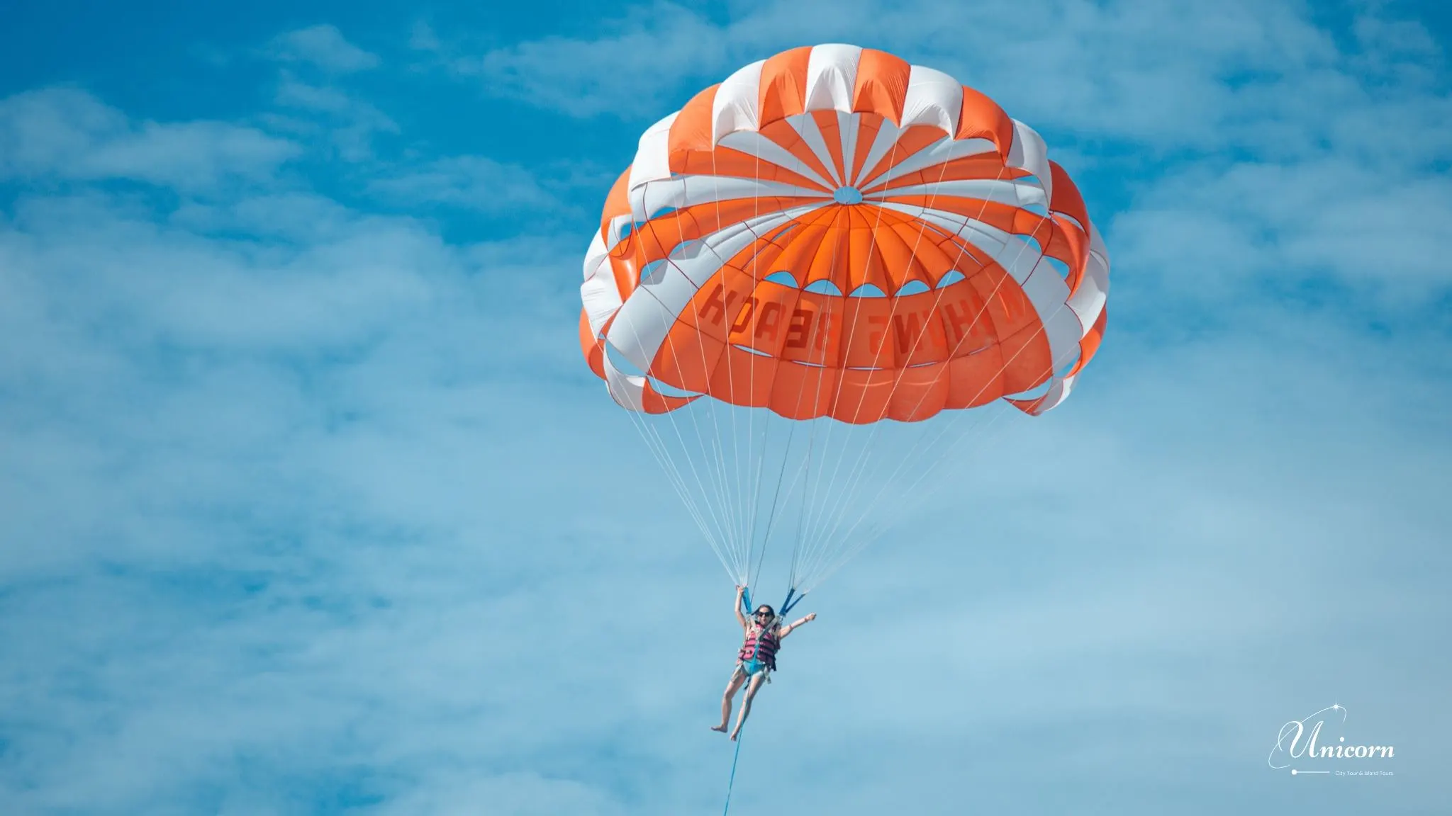 Parasailing adventure at Coral Island near Phuket